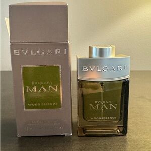 Bvlgari Man Wood Essence Large Travel Spray 15 ml .5 oz NIB